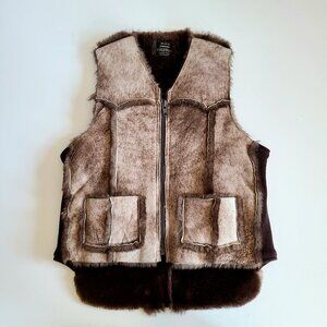 Wonderful World of Sheepskin unisex vest.